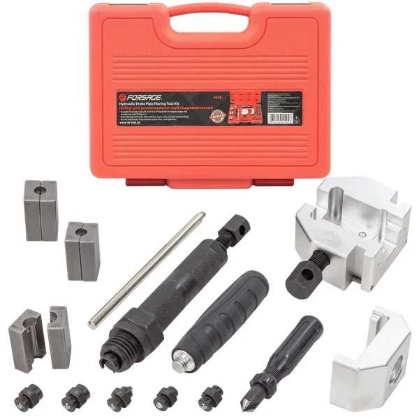 Набор для развальцовки трубок гидравлический (3/16'', 4.75мм, 1/4''), в кейсе