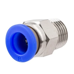 Фитинг для пластиковых трубок 8мм с наружной резьбой 1/4''