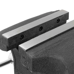 Тиски стальные поворотные с наковальней и съемными губками+захват для труб+захват для труб 6''-150мм