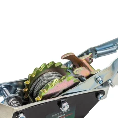 Лебедка рычажная тяговая, 2т (диаметр троса-4.5мм, длина троса- 2.2/1.1м)