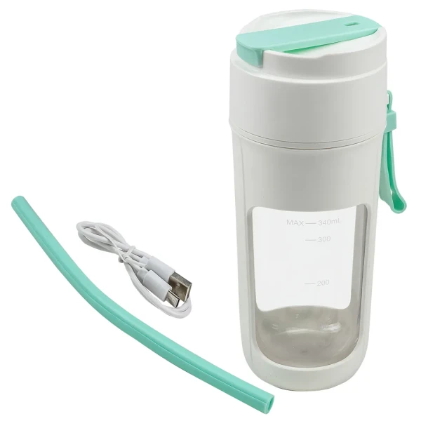 Блендер портативный (голубой, чаша 340мл)