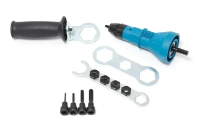 Адаптер-заклепочник резьбовой для дрели (М3, М4, М5, М6, М8, min 15Nm, max 1000 об/мин), в блистере