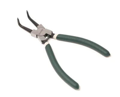 Съемник стопорных колец гнутый на сжим(90°,L-200мм),в блистере