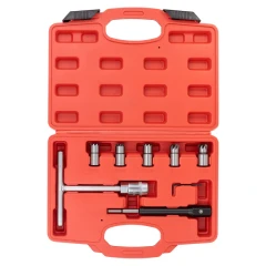 Набор фрез для чистки и восстановления посадочных мест дизельных форсунок, 7пр.