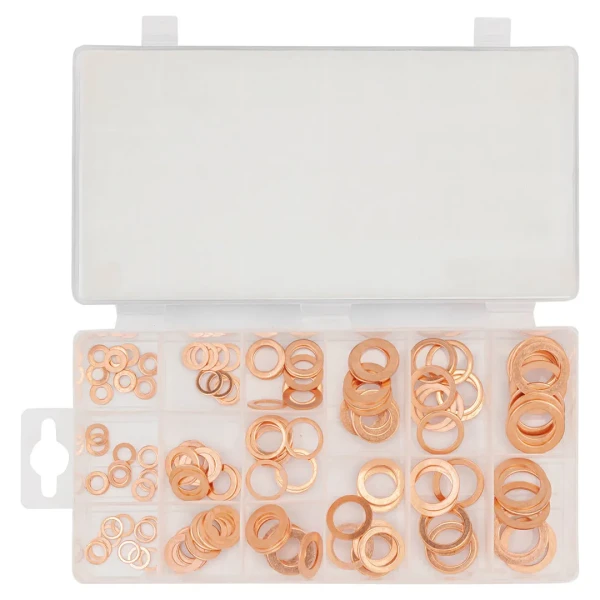 Набор медных шайб, набор 150шт.