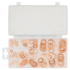 Набор медных шайб, набор 150шт.