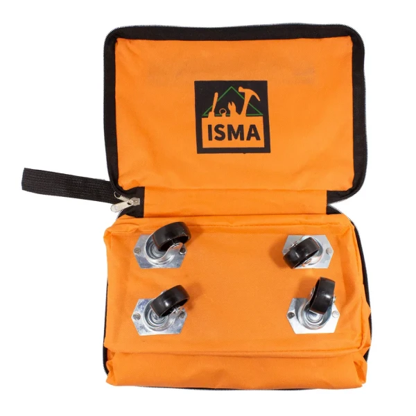 Сумка хозяйственная на 4 колесах с ручками и боковым карманом(140х265х460мм, карман-190х300мм, Ø колес-39мм)