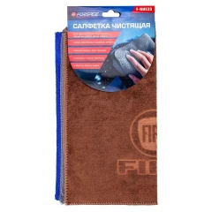 Салфетка чистящая микрофибра с логотипом 30*30 см (3шт/уп)