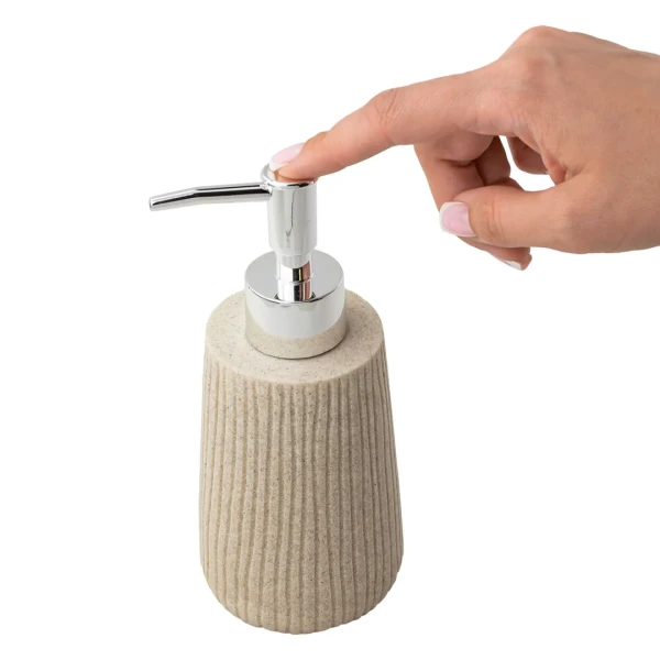 Набор для ванной комнаты 4пр. (мыльница, дозатор для мыла, подставка для зубных щеток, подставка для косметических аксессуаров)