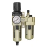 Блок подготовки воздуха 1/4''(фильтр-регулятор+лубрикатор, автоматич.слив)(10Мк, 1700 л/мин, 0-10bar,раб. температура 5°-60°)