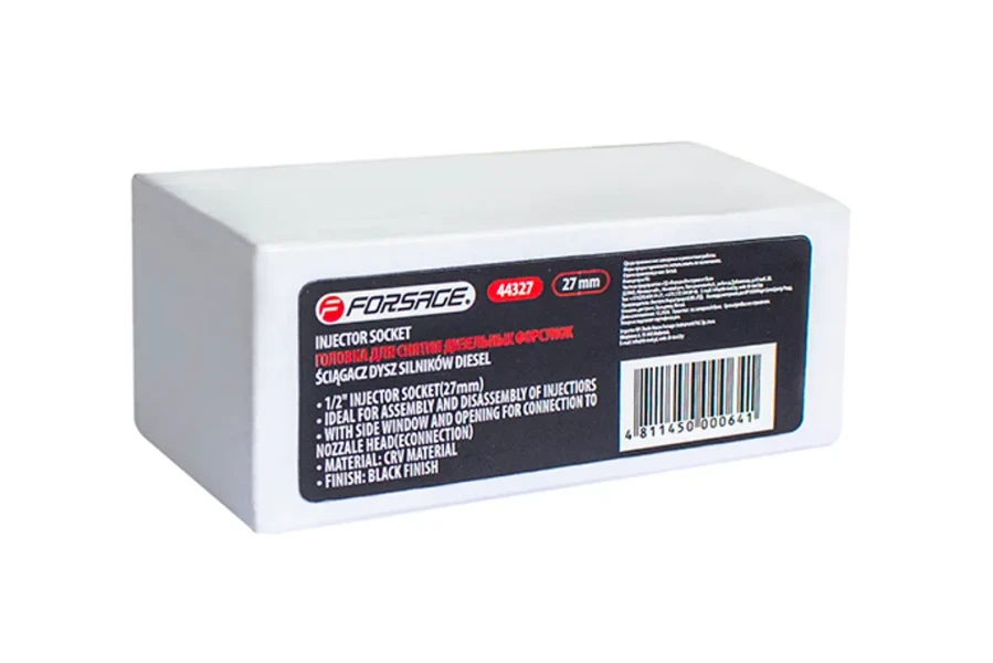 Головка разрезная для снятия дизельных форсунок 27мм 1/2''6гр.