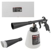 Пистолет пневматический ''Tornado'' для химчистки салона а/м с емкостью 1л (4000-8000об/мин, расход воздуха 400 л/мин,6.5-9.6 бар)