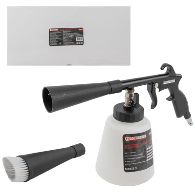 Пистолет пневматический ''Tornado'' для химчистки салона а/м с емкостью 1л (4000-8000об/мин, расход воздуха 400 л/мин,6.5-9.6 бар)