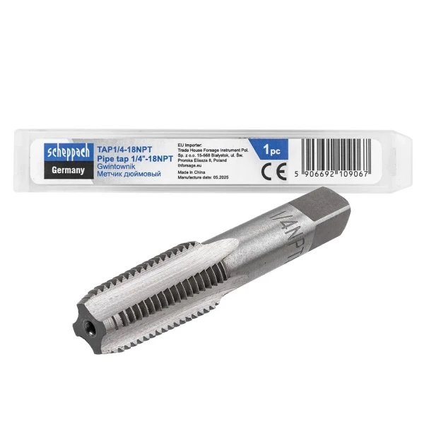 Метчик 1/4-18NPT (дюйм.)