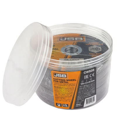 Круг отрезной по металлу 125x1.2x22.2мм (к-т 50 шт)