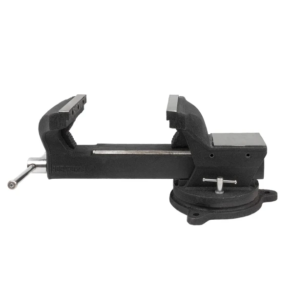 Тиски стальные поворотные с наковальней и съемными губками+захват для труб+захват для труб 7''-175мм