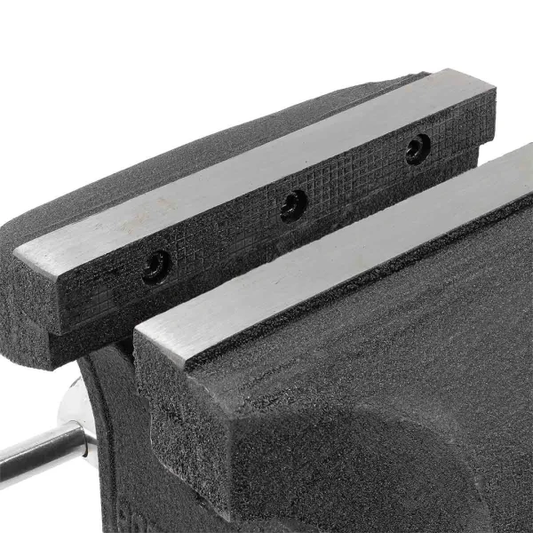 Тиски стальные поворотные с наковальней и съемными губками+захват для труб+захват для труб 7''-175мм