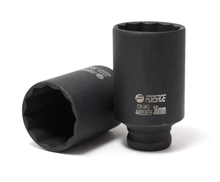 Головка ударная глубокая тонкостенная 36мм (12гр.), 1/2''