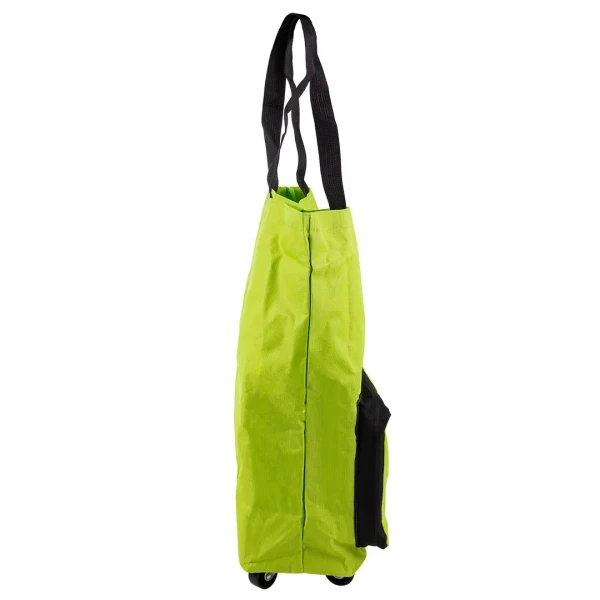 Сумка хозяйственная на 4 колесах с ручками и боковым карманом(140х265х460мм, карман-190х300мм, Ø колес-39мм)