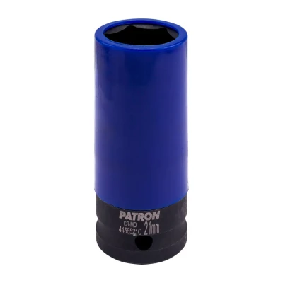 Головка ударная глубокая для литых дисков с защитным кожухом 21мм, 1/2''