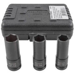 Набор головок ударных тонкостенных 3пр. 1/2''6-гр (17,19,21мм) в кейсе