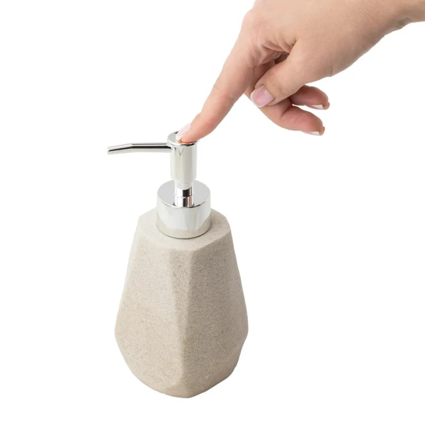 Набор для ванной комнаты 4пр. (мыльница, дозатор для мыла, подставка для зубных щеток, подставка для косметических аксессуаров)