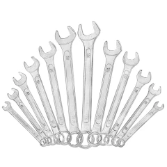 Ключи комбинированные, набор 12пр. (6-15, 17, 19мм)