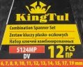 Ключи комбинированные, набор 12пр. (6-15, 17, 19мм)