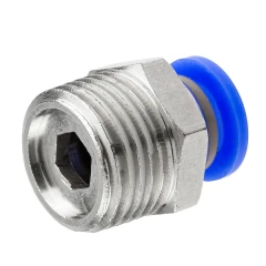 Фитинг для пластиковых трубок 8мм с наружной резьбой 3/8''