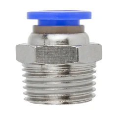 Фитинг для пластиковых трубок 8мм с наружной резьбой 3/8''