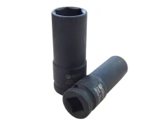 Головка ударная глубокая тонкостенная 21мм ( 6 гр.), 1/2''(80 ммL) сталь повышенной прочности 440SCM