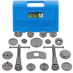 Набор инструментов для обслуживания тормозных цилиндров 18пр.(привод с правосторонней/левосторонней резьбой), в кейсе