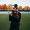 Шапка 20х22см (цвет: черный)