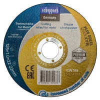 Круг отрезной по металлу 125x1x22,2мм