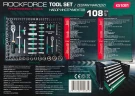 Набор инструментов 108пр. 1/4'', 1/2''(4-32мм), в ложементе