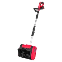 Снегоуборщик аккумуляторный с регулир.телескоп.стойкой 92-110см(ширина уборки 26см,высота уборки 16см,max дальность выброса 5.5м,101дБ,2700об/мин)