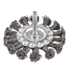 Кордщетка дисковая стальная витая для дрели 75мм, в блистере