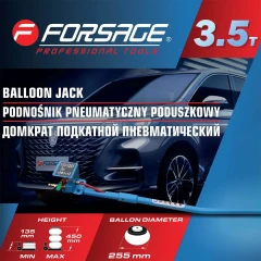 Домкрат подкатной пневматический 3,5т