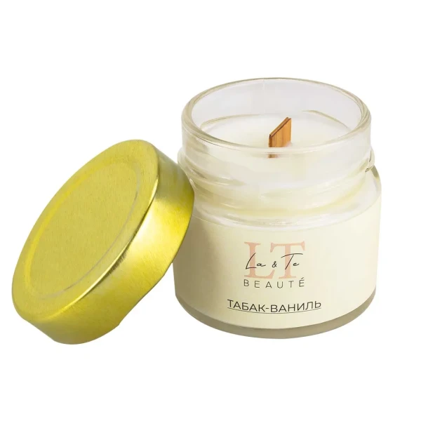 Свеча ароматическая 100 мл Табак&Ваниль