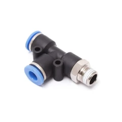 Фитинг Т-образный для пластиковых трубок 8мм с наружной резьбой 1/4''