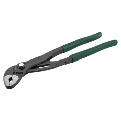 Пассатижи переставные сантехнические с кнопкой фиксации Cr-V 12''-300мм, на блистере