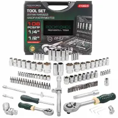 Набор инструментов 108пр. 1/4'',1/2''(6гр.)(4-32мм)