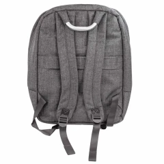 Сумка-рюкзак универсальная(жесткий каркас,утолщенные стенки для защиты ноутбука,выход для кабеля,9карманов,аллюм.фурнитура,водоотталкивающий текстиль)