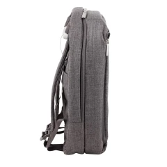 Сумка-рюкзак универсальная(жесткий каркас,утолщенные стенки для защиты ноутбука,выход для кабеля,9карманов,аллюм.фурнитура,водоотталкивающий текстиль)