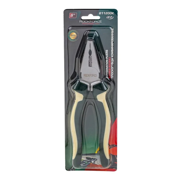 Плоскогубцы комбинированные 8''(200мм) в блистере