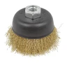 Кордщетка чашеобразная латунная для УШМ 75мм (М14)