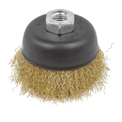 Кордщетка чашеобразная латунная для УШМ 75мм (М14)