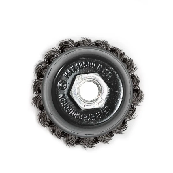 Кордщетка чашеобразная латунная для УШМ 75мм (М14)