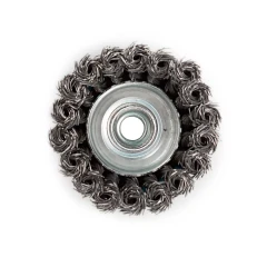 Кордщетка чашеобразная латунная для УШМ 75мм (М14)