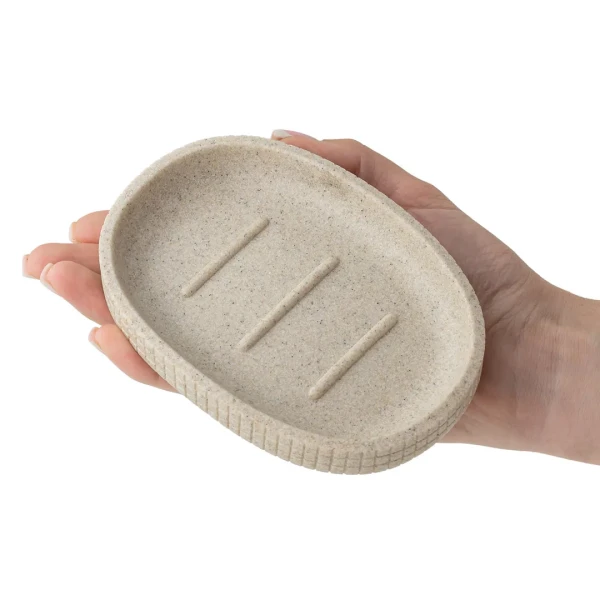 Набор для ванной комнаты 4пр. (мыльница, дозатор для мыла, подставка для зубных щеток, подставка для косметических аксессуаров)